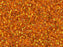 Delica Seed Beads 11/0, Orange Silver Lined, Miyuki Japanese Beads