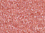 Delica Seed Beads 11/0, Transparent Pink Luster, Miyuki Japanese Beads