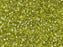 Delica Seed Beads 11/0, Chartreuse Silver Lined, Miyuki Japanese Beads