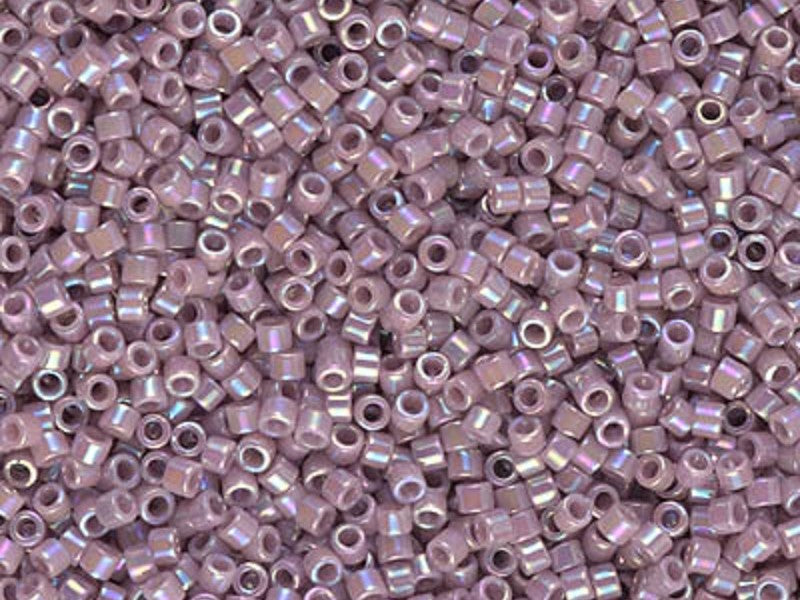Delica Beads (Miyuki), size 11/0 (same as 12/0), SKU 195006.DB11-0923cut,  sparkling violet lined crystal, (10gram tube, apprx 1900 beads) - Land of  Odds-Be Dazzled Beads