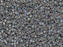 Delica Seed Beads 11/0, Opaque Grey AB, Miyuki Japanese Beads