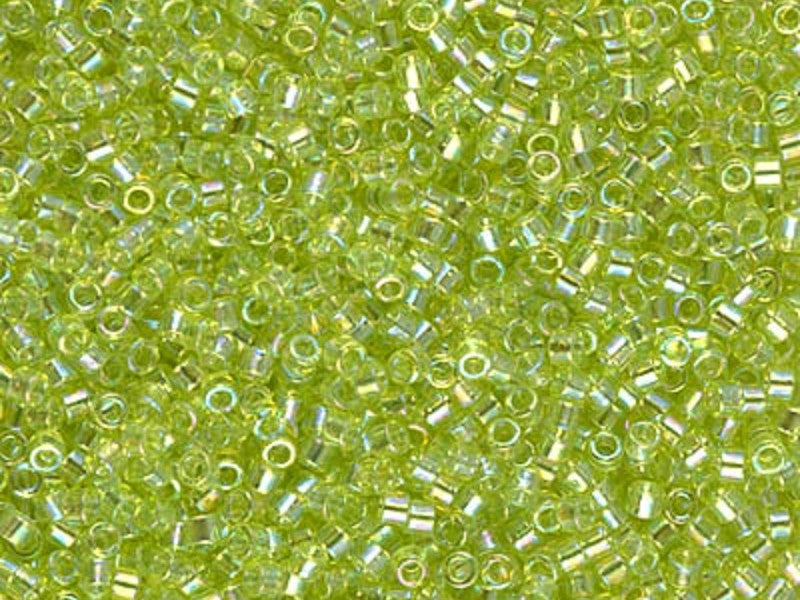 John Bead Miyuki Delica Glass Beads - Gunmetal, 11/0, 5.2 G