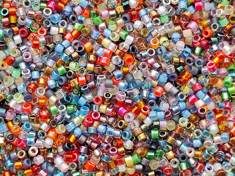 Delica Seed Beads 11/0, Mix, Miyuki Japanese Beads