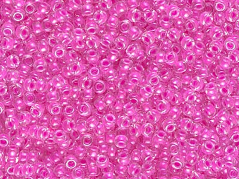 Seed Beads 11/0, Luminous Hot Magenta, Miyuki Japanese Beads