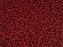 20 g 11/0 Seed Beads Preciosa Ornela, Dark Red Opaque, Czech Glass