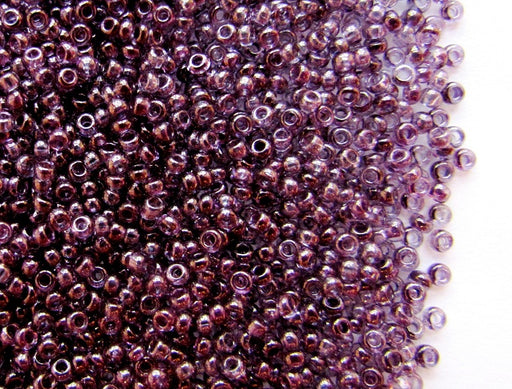 20 g 11/0 Seed Beads Preciosa Ornela, Lumi Purple, Czech Glass