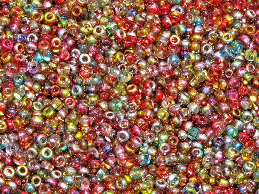 Red Seed Beads MIX, Red Small Beads 40 Gr. Rocaille Round Red Czech Beads 2  Mm Preciosa 10/0, Beading Jewelry Supplies, Glass Beads Mixture 
