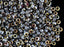 10 g 11/0 Etched Seed Beads, Etched Crystal Marea Full, Czech Glass