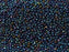 20 g 11/0 1-Cut Seed Beads Charlotte Preciosa Ornela, Opaque Dark Blue Iris, Czech Glass