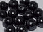 Cotton Pearls 12 mm, Black, Miyuki Japanese Beads