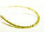 10 g 12/0 3-Cut Seed Beads Preciosa Ornela, Light Gold Metallic, Czech Glass
