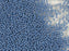 20 g 12/0 Seed Beads Preciosa Ornela, Opaque Blue Luster, Czech Glass