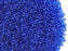 20 g 12/0 Seed Beads Preciosa Ornela, Blue Transparent, Square Hole, Czech Glass