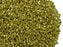 10 g 12/0 3-Cut Seed Beads Preciosa Ornela, Light Gold Metallic, Czech Glass