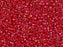 Delica Seed Beads 15/0, Opaque Red Luster, Miyuki Japanese Beads