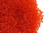 10 g 13/0 1-Cut Seed Beads Charlotte Preciosa Ornela, Orange Transparent, Czech Glass