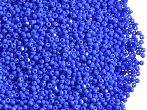10 g 13/0 1-Cut Seed Beads Charlotte Preciosa Ornela, Dark Blue Transp —  ScaraBeads US