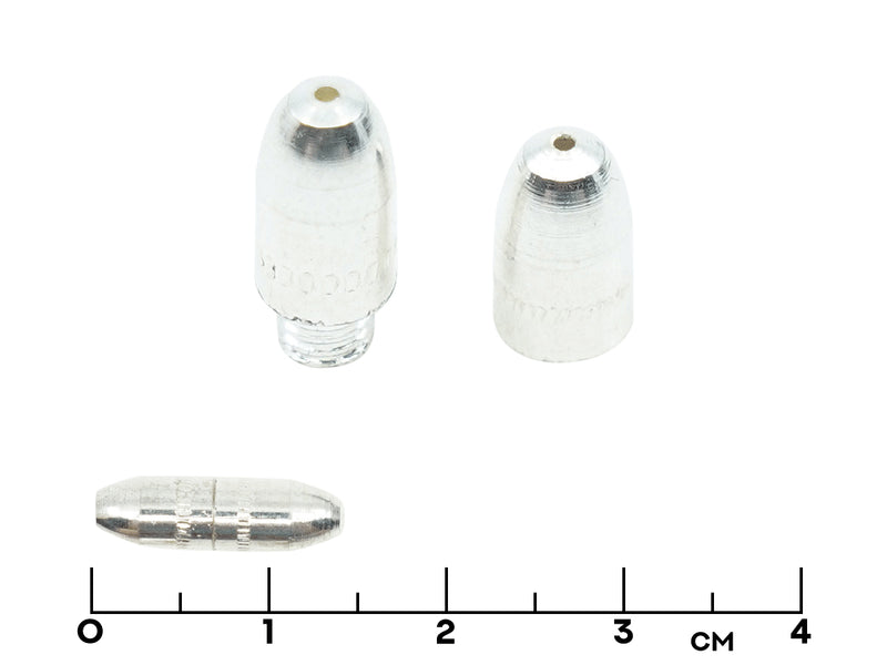 1 pc Screw Clasp 4x14 mm, Silver, Metal
