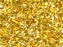 Quarter Tila™Beads 5x1.2x1.9 mm, 2 Holes, 24KT Gold Plated, Miyuki Japanese Beads