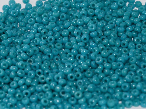 Seed Beads 15/0, Opaque Azure Duracoat, Miyuki Japanese Beads