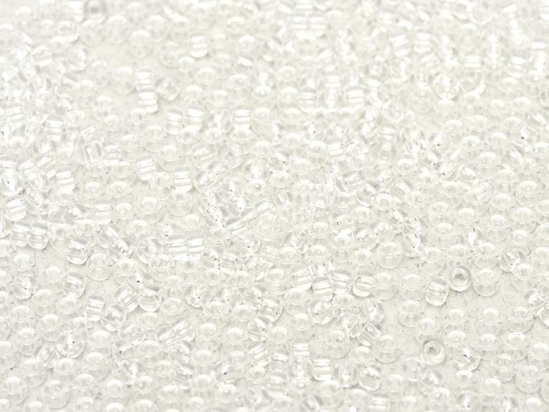 Seed Beads 15/0, Crystal, Miyuki Japanese Beads