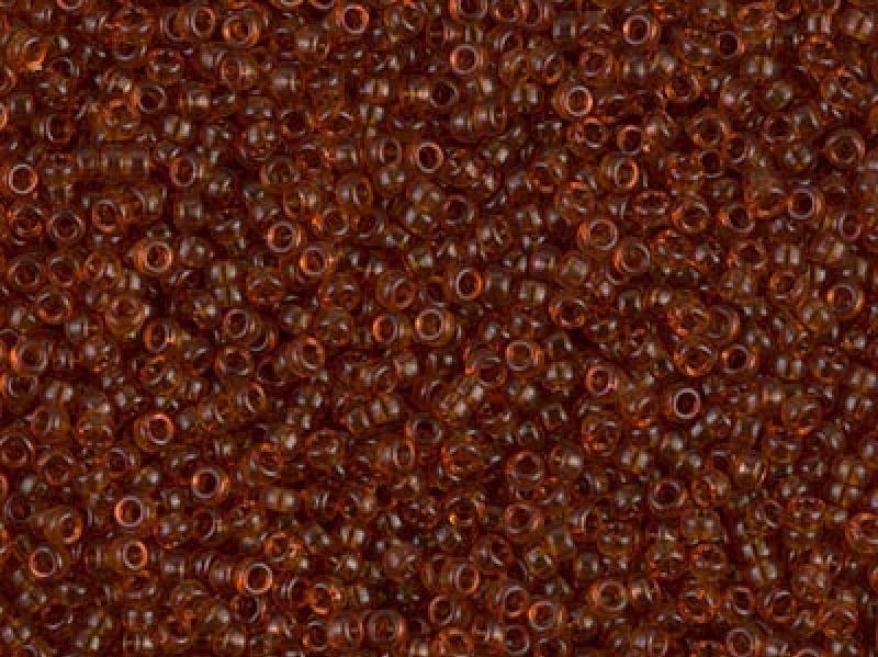 Seed Beads 15/0, Dark Topaz, Miyuki Japanese Beads