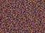 Seed Beads 15/0, Dark Topaz AB Matted, Miyuki Japanese Beads