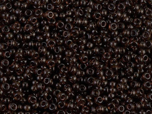Seed Beads 15/0, Transparent Brown, Miyuki Japanese Beads