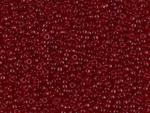 Seed Beads 15/0, Transparent Dark Ruby, Miyuki Japanese Beads