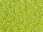 Seed Beads 15/0, Transparent Chartreuse Matted AB, Miyuki Japanese Beads