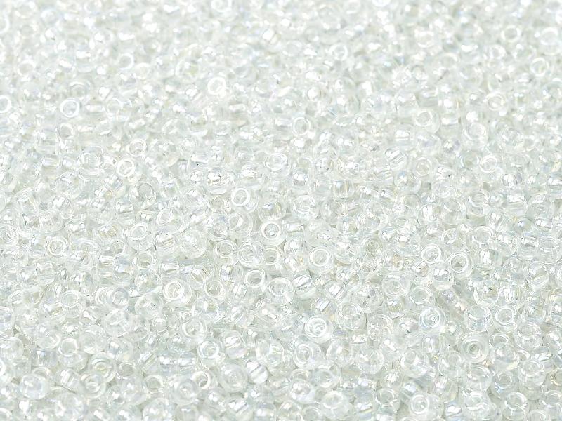 Seed Beads 15/0, Crystal AB, Miyuki Japanese Beads