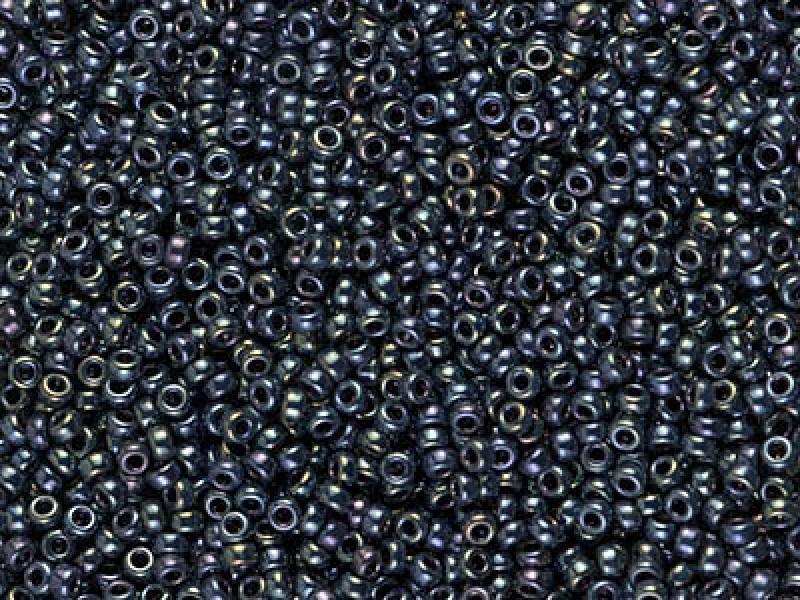 Seed Beads 15/0, Gunmetal Iris, Miyuki Japanese Beads