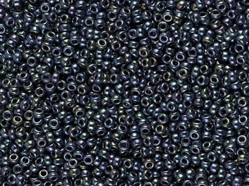 Seed Beads 15/0, Gunmetal Iris, Miyuki Japanese Beads