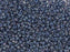 Seed Beads 15/0, Opaque Nebula Blue Frosted Glaze Rainbow, Miyuki Japanese Beads