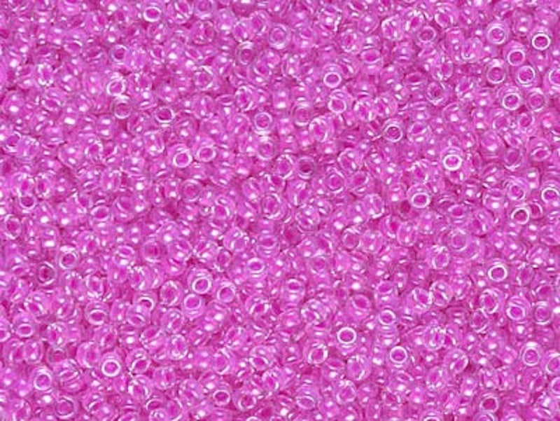 Seed Beads 15/0, Luminous Hot Magenta, Miyuki Japanese Beads