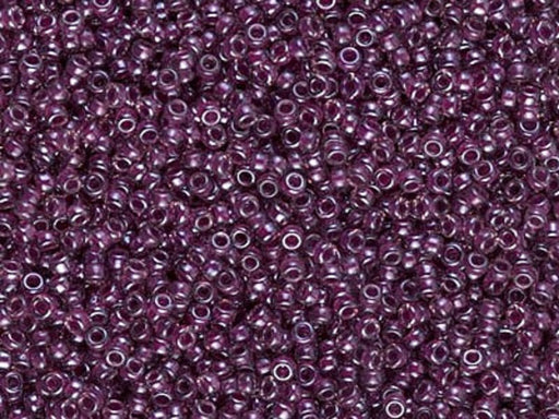 Seed Beads 15/0, Magenta Lined Amethyst, Miyuki Japanese Beads