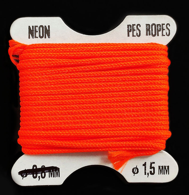 Pes Ropes 5x1.5 mm, Neon Orange, Polyester,