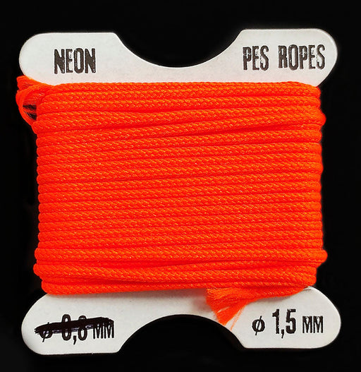 Pes Ropes 5x1.5 mm, Neon Orange, Polyester,