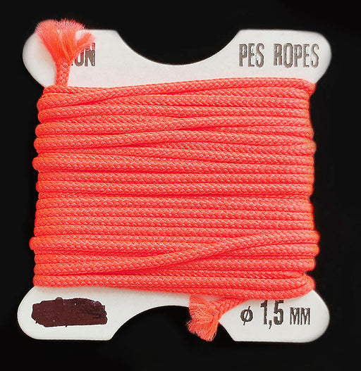 Pes Ropes 5x1.5 mm, Neon Red Pink, Polyester,