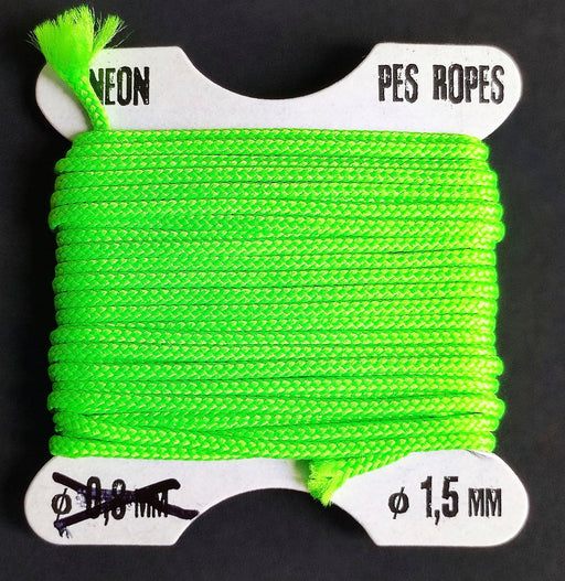 Pes Ropes 5x1.5 mm, Neon Green, Polyester,
