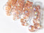 Set of Round Fire Polished Beads (3mm, 4mm, 6mm, 8mm), Rosaline AB, Czech Glass