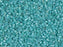 Delica Seed Beads 15/0, Opaque Turquoise AB, Miyuki Japanese Beads