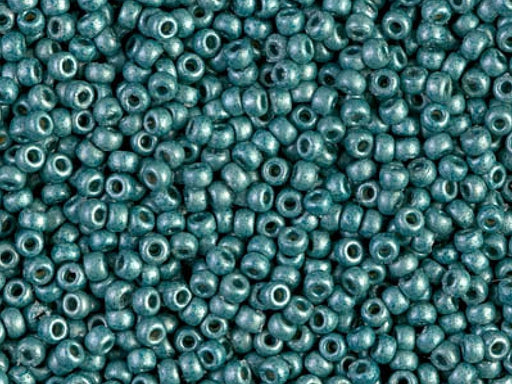 Seed Beads 11/0, Matte Duracoat Galvanized Seafoam, Miyuki Japanese Beads