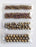 Set of Round Fire Polished Beads (3mm, 4mm, 6mm, 8mm), Silky Gold Iris Matte, Czech Glass