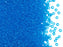 Rocailles Seed Beads 10/0, Transparent Aquamarine Blue, Czech Glass