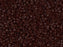 Delica Seed Beads 15/0, Opaque Chocolate Brown, Miyuki Japanese Beads