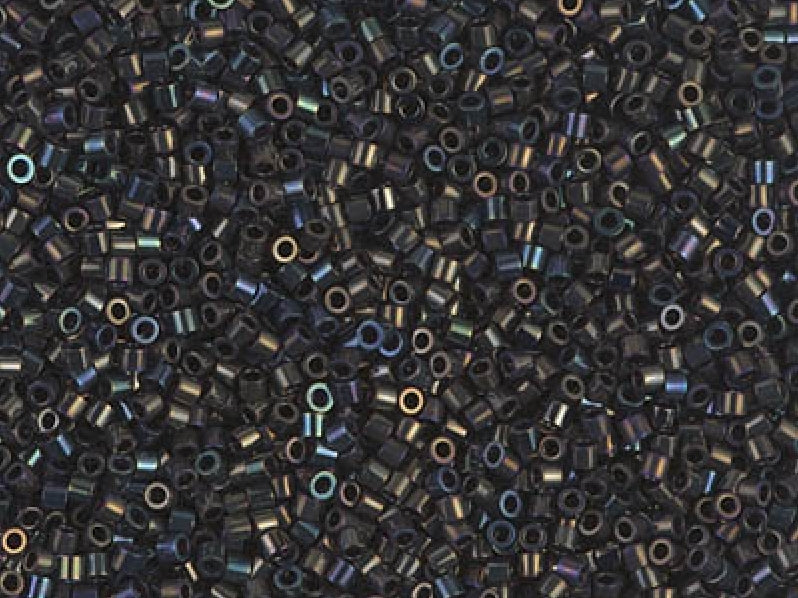 Delica Seed Beads 15/0, Brown Iris, Miyuki Japanese Beads