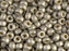 Seed Beads 6/0, Matte Duracoat Galvanized Light Pewter, Miyuki Japanese Beads