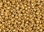 Seed Beads 8/0, Matte Duracoat Galvanized Gold, Miyuki Japanese Beads
