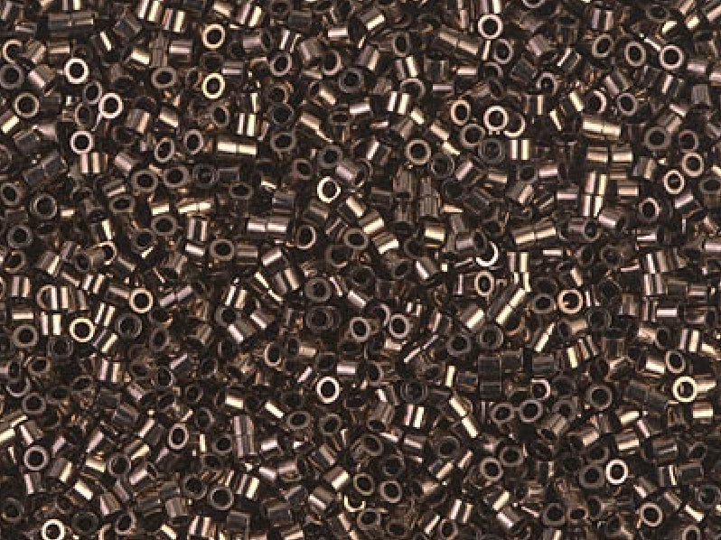 Delica Seed Beads 15/0, Metallic Bronze, Miyuki Japanese Beads
